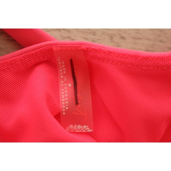 Free People Movement OB1227782 Women's Sz M Hot Pink Righteous Runsie Romper - Picture 3 of 7